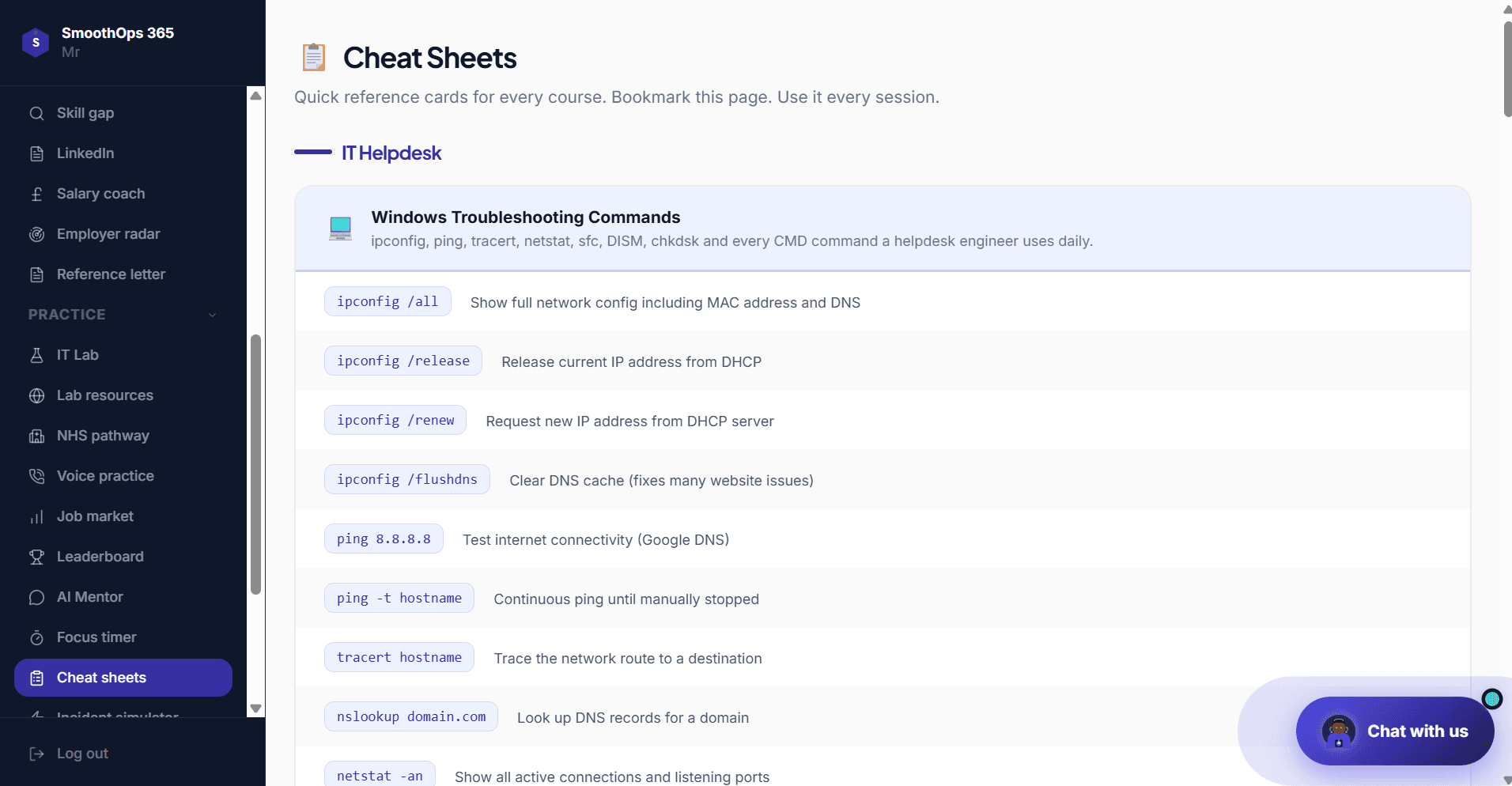 Cheat Sheets
